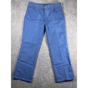 Wrangler Jeans Mens 40x30 (38W measured) Blue Denim Straight Leg Classic Fit